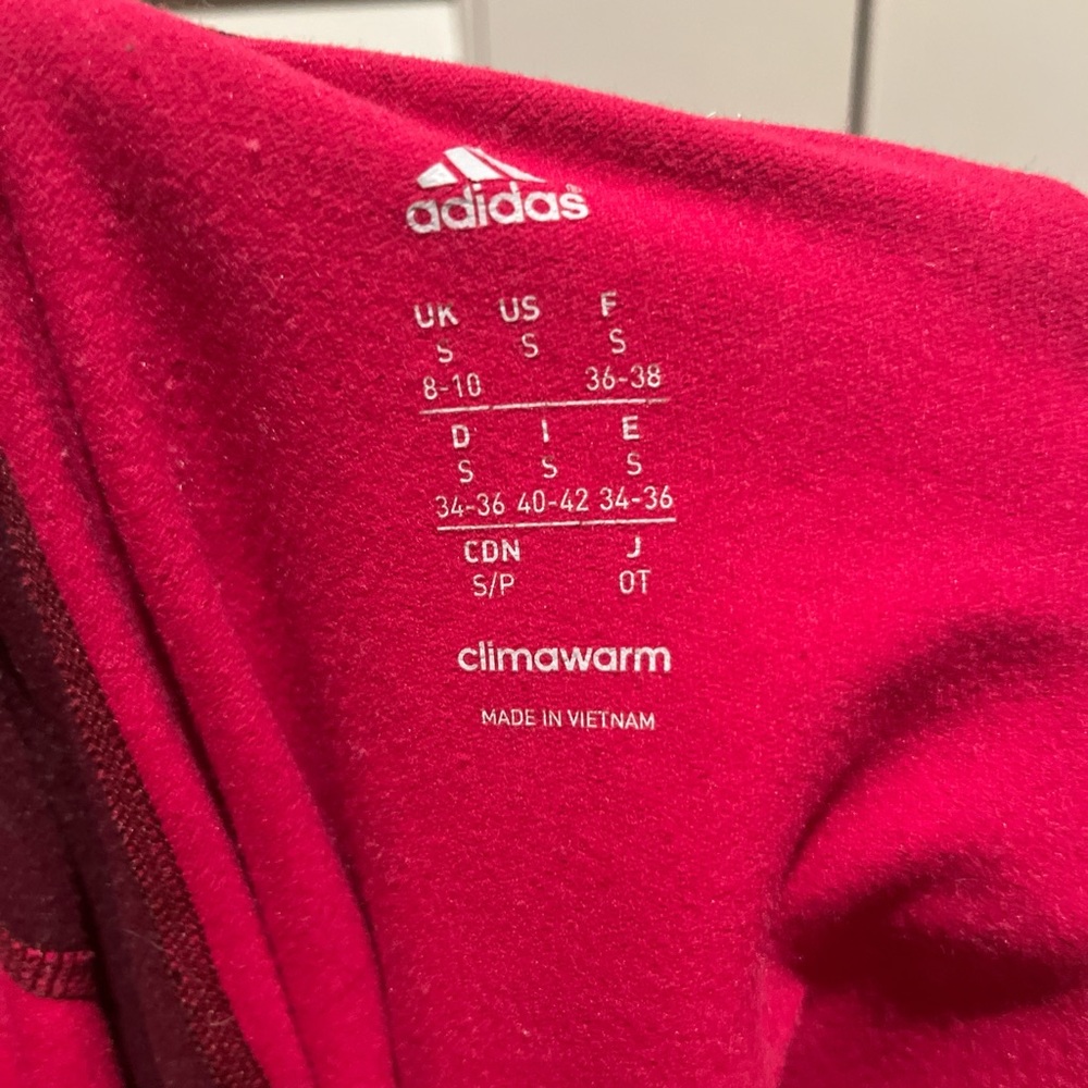Adidas Bold Red and Pink Climawarm Jacket - Picture 8 of 8